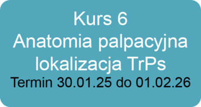 Kurs 6 – Anatomia palpacyjna z elementami terapii manualnej i lokalizacją TrPs