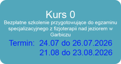 Kurs 0 - Bezpłatne szkolenie przygotowujące do egzaminu z fizjoterapii